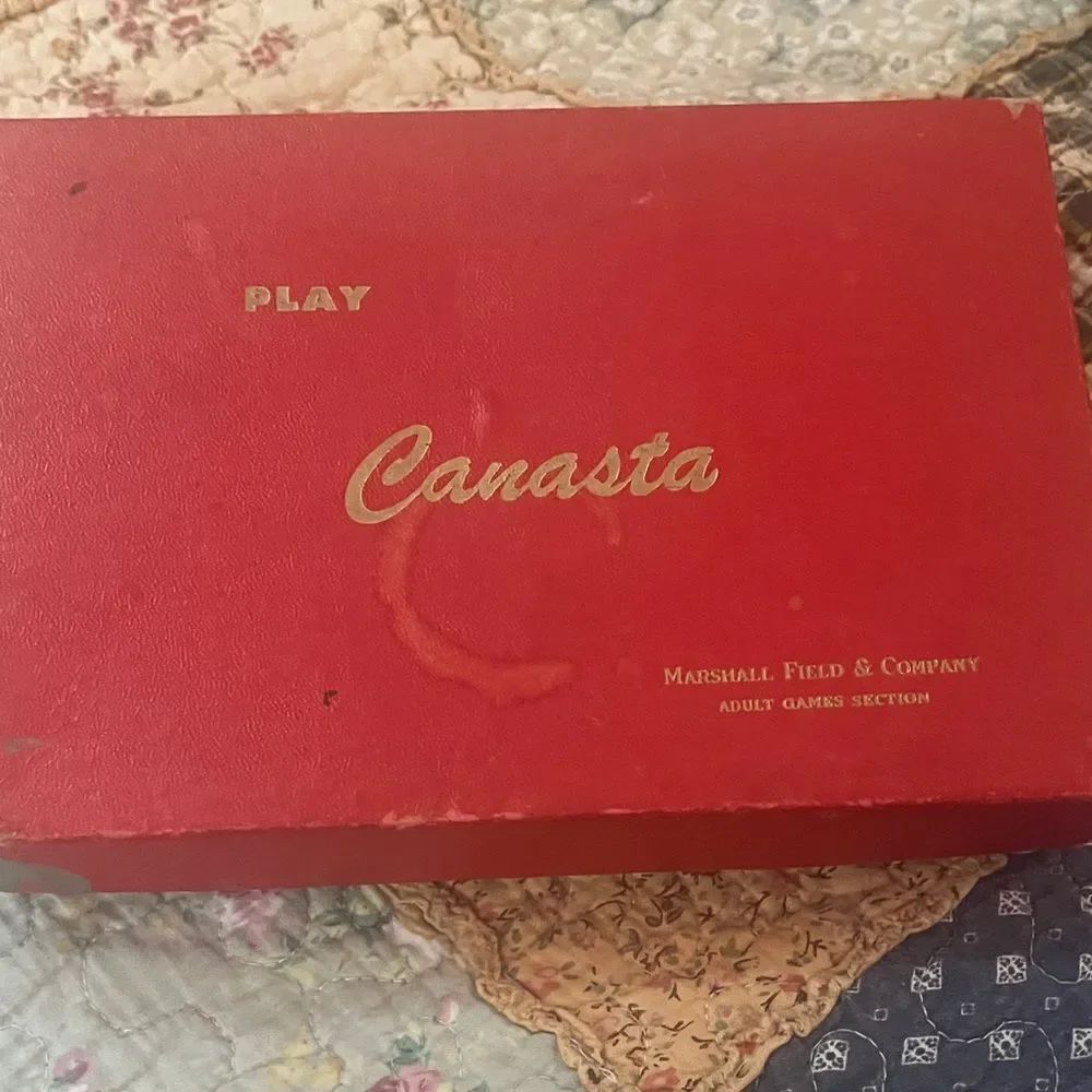 Vintage canasta card game